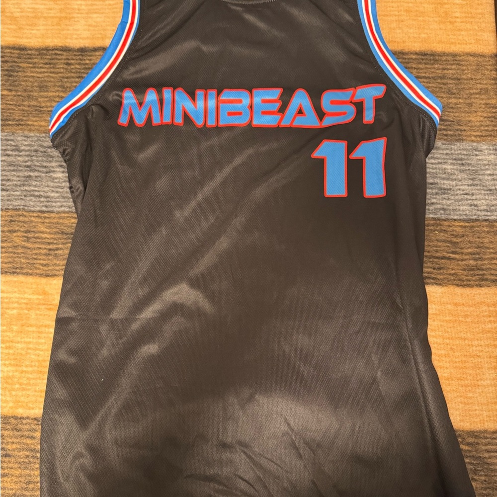 Minibeast Women's Black Jersey Top sz M NWOT
